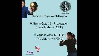 New Human Design Week Begins ☀ Sun in Gate 39 &ndash; Provocation Recalibration in QHD 🌍 Earth in Gate 38