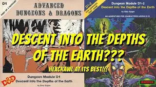 DnD Classic Adventure Review - D1 Descent Into The Depths of Earth By Gary Gygax - 100% Easter Eggs