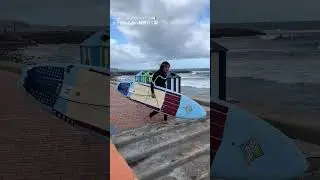 Sakura Inoue practicing alone in silence‼️ #surfing #standuppaddle #sup #girl #sakurainoue #europ...