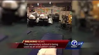 Chaos inside Florida evacuation centers