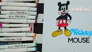 How To Draw Mickey Mouse Character🥰🥰🎊/ Mickey Mouse 🐀 Drawing/ Easy Mickey Mouse Cartoon Drawing🥰🥰🥰🙏