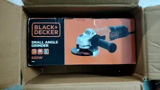 Black and Decker Small angle grinder 650W Unboxing #unboxing #blackanddecker #anglegrinder #trending