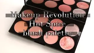 Makeup Revolution Ultra Blush Palette Hot Spice
