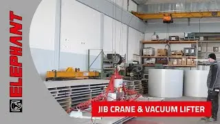 621. Gru a ponte e GLA10FDTA| Applicazione per lamiera |Elephant Srl