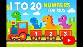 Dino Express: Number Fun from 1 to 20 🚂🦕 Fun Numbers for Kids