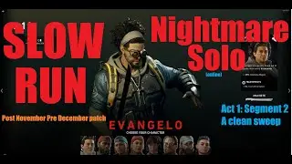Back 4 Blood - Nightmare Solo SLOW RUN A Clean Sweep