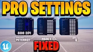 PRO SETTINGS PAGE SYSTEM in UEFN TUTORIAL! (FIXED)
