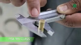 Measure area of cross-section of a solid cylinder by measuring its diameter with Vernier Calliper