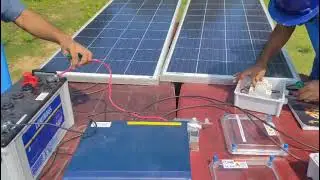 solar dcdb, acdb, inverter, battery, net meter installation and connection 