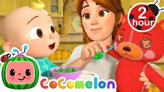 Eating Vegetables With Your Friend The Bear | Fun with JJ! | CoComelon Nursery Rhymes & Kids Songs