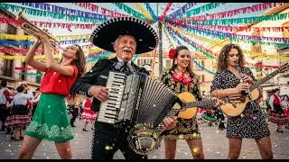 ✨🌍 Retro Travel Music | Joyful Accordion Folk Waltz 🎶