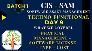 SAM - Day9 Practical Management - Software License - Type - Cost