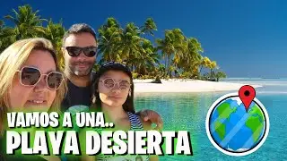 VAMOS A UNA PLAYA DESIERTA 🌴 EN UN BARCO! *Vemos el atardecer MAS IMPRESIONANTE!