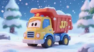 JJ&rsquo;s Toy Dump Truck in the Snowstorm | Nursery Rhymes & Kids Songs