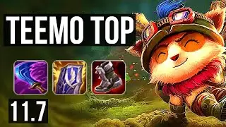 TEEMO vs AATROX (TOP) | 6/1/6, Rank 7 Teemo, 400+ games | NA Master | v11.7