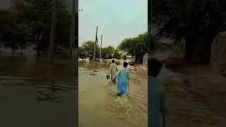 letest flood seen in the of Luddan  Punjab ,Pakistan
