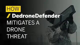 How Dedrone Defender mitigates a drone threat