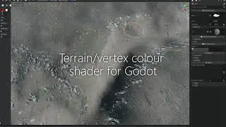 Godot terrain/vertex colour shader