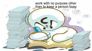 busywork meaning