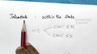 What is GST | SGST CGST IGST | INPUT OUTPUT GST | INTRA & INTERSTATE GST with Example by Kauserwise