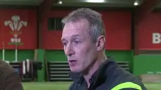 Wales Assistant Coach Rob Howley speaking after the 47-man training squad was announced