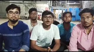 Students trying to claim a case against cu |  calcutta university protest | Art Lab
