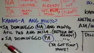 Intermediate Cebuano - Enclitic Particles 1