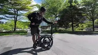 Folding and unfolding a Birdy Rohloff with Lewis