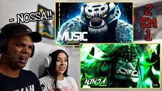 React - Chi | Kai (Kung Fu Panda) | Ninja + Guerreiro Ca&iacute;do | Tai Lung | ORION MC