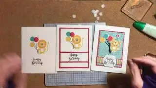 3 Cards Using Bonanza Buddies