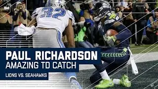 Richardson's Insane One-Handed TD Catch After Seahawks 4th Down Stop! | NFL Wild Card Highlights