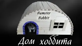 House Hobbit - House for a hamster. Crafts from sticks. Popsicle sticks crafts