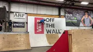 Floating The Vert Wall at The Kitchen Skatepark! #vansoffthewall