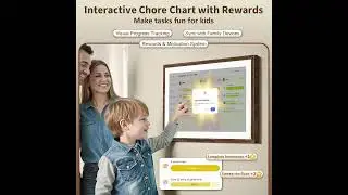 21.5 Inch Digital Calendar Chore Chart Review &ndash; Interactive Family Planner & Touchscreen Organizer