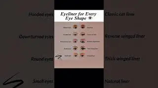 Eyeliner for Every Eye Shape 👁️ | Perfect Wing Tutorial #EyelinerTutorial #MakeupForBeginners