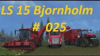 LS15 PS4 Bjornholm 25 Raps und Mais Ernte Lets Play Gameplay German Deutsch