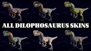 ALL DILOPHOSAURUS SKINS | JURASSIC WORLD EVOLUTION 2