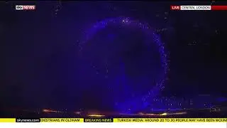 London fireworks 2017 Sky News