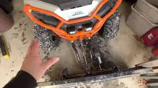 First plow review with the Polaris glacier pro power angle on my 2021 sportsman 570