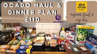 &pound;110 FAMILY OF 7 OCADO FOOD HAUL| prices, meal ideas, dinner plan, Abel & Cole,  grocery haul