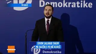 🔴LIVE/ Ervin Salianji takim me bazën e PD në Korçë