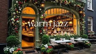 OUTDOOR STREET JAZZ | CALM CAFE WALKING ATMOSPHERE 🚶🎷 | SMOOTH