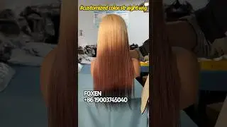 customized color straight wig#wigvendor #wigs #hairstyle #hair