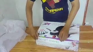 unboxing panci set enamel spatula GSF 2730