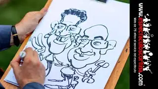 Caricaturista Barcelona - Contratar Caricaturistas Para Eventos &middot; Bodas &middot; Fiestas