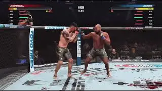 Jon Jones Knockouts Tom Aspinall Dream Fight
