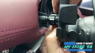 CAR PHONE HOLDER CARMOUNT AC HOLDER HP DI AIR VENT MOBIL ONE LOCK PUSH