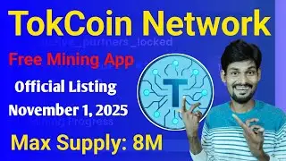 Tokcoin Network New Mining App 2025 | Tokcoin Free Mining App in telugu
