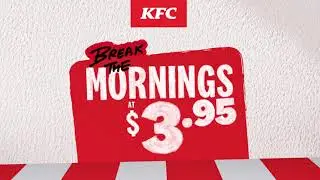 Завтраки KFC по $3,95 &mdash; выгодные предложения! Начиная с 1 ноября!