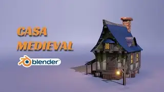 Modelando uma Casa Medieval - Blender 2.9 - Low Poly Medieval House